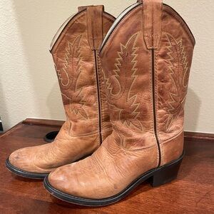 Old West Kids Boots - Brown